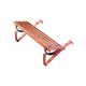 Stoupací komplet 800/250mm rovný červený