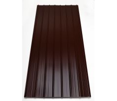 Trapézový plech H12 plus 0.4x906x1500mm RAL 8017 hnědá