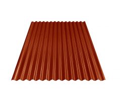 Vlnitý plech S18 0.4x883x2000mm RAL 3009 červená terakota