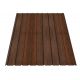 Stěnový plech H12 0,45x910x2000mm ořech