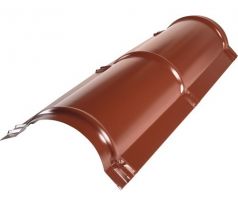 Hřebenáč půlkulatý AM REGULAR LESK RAL 3011 červenohnědá