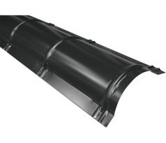 Hřebenáč půlkulatý AM REGULAR LESK RAL 9006 bílý hliník